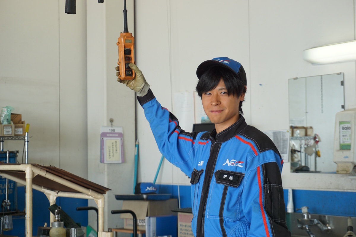 エンジニアの仕事　点検風景