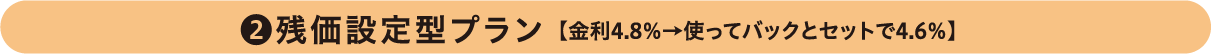 2.残価設定型プラン